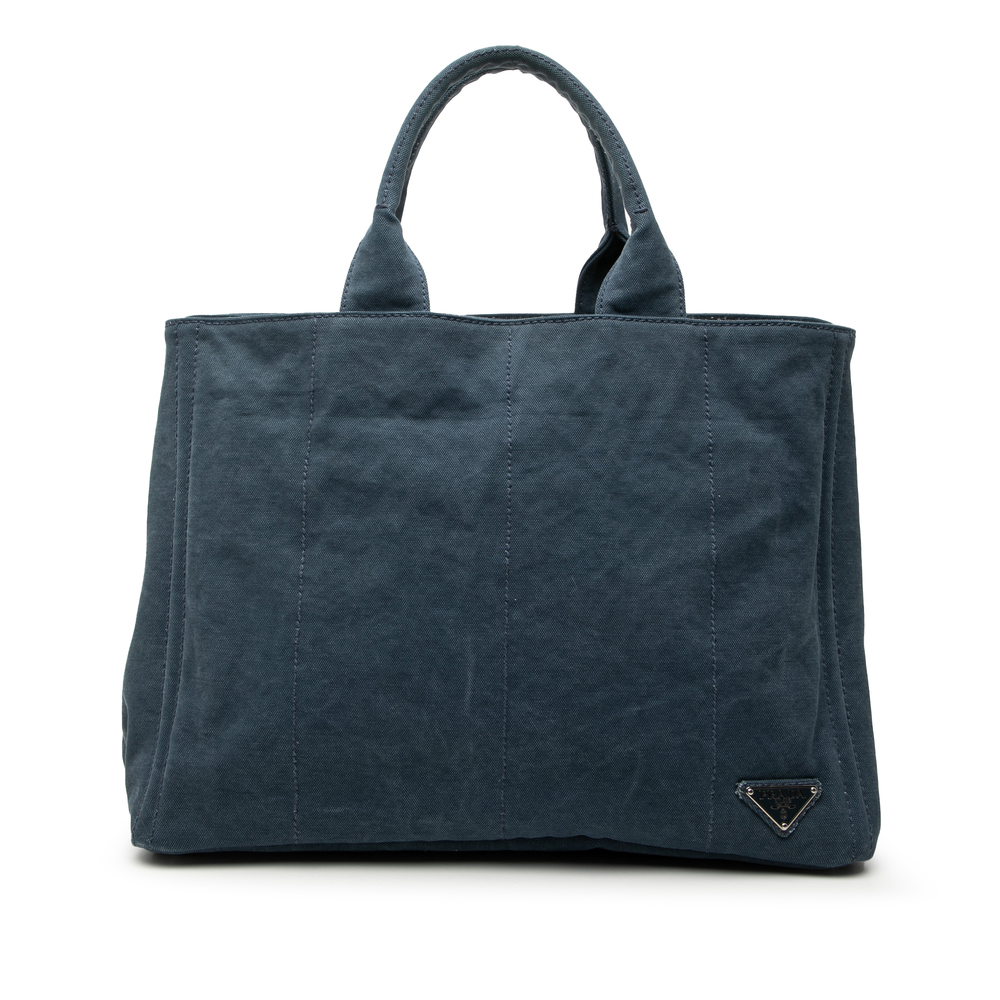 Pre-Loved Prada Denim Tote